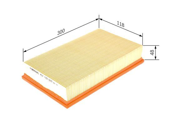 BOSCH 1 457 433 523 Luftfilter