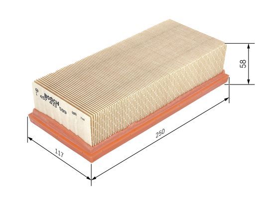 BOSCH 1 457 433 599 Luftfilter
