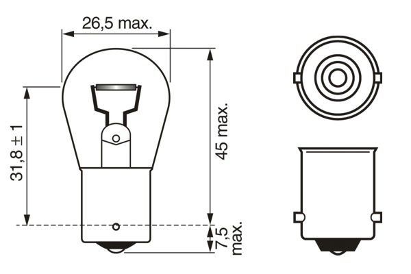 BOSCH 1 987 302 701 Gl&uuml;hlampe Trucklight Maxlife
