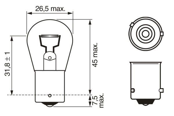 BOSCH 1 987 302 703 Gl&uuml;hlampe Trucklight Maxlife