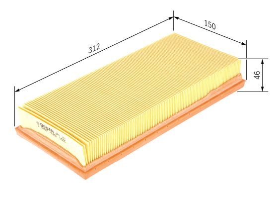 BOSCH 1 987 429 152 Luftfilter