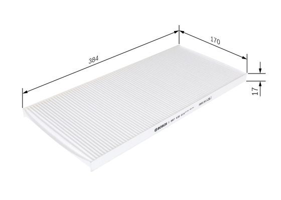 BOSCH 1 987 432 014 Filter Innenraumluft