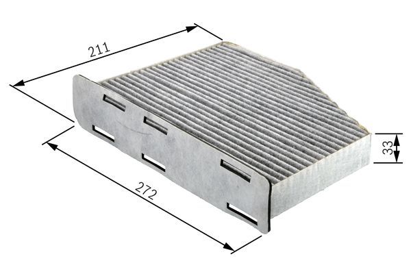 BOSCH 1 987 432 097 Filter Innenraumluft