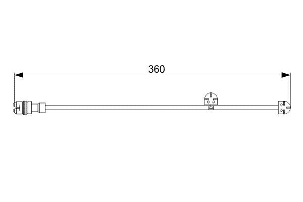 BOSCH 1 987 473 023 Warnkontakt Bremsbelagverschlei&szlig;