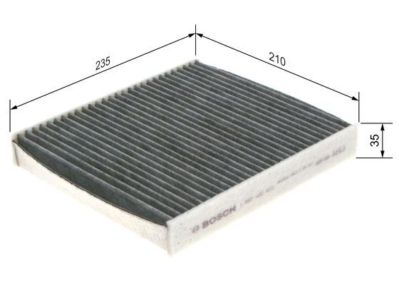 BOSCH 1 987 432 413 Filter Innenraumluft