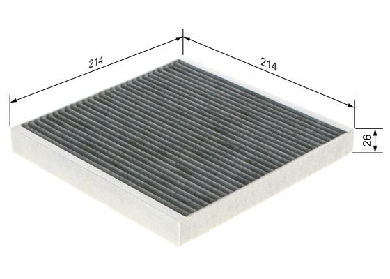 BOSCH 1 987 432 499 Filter Innenraumluft