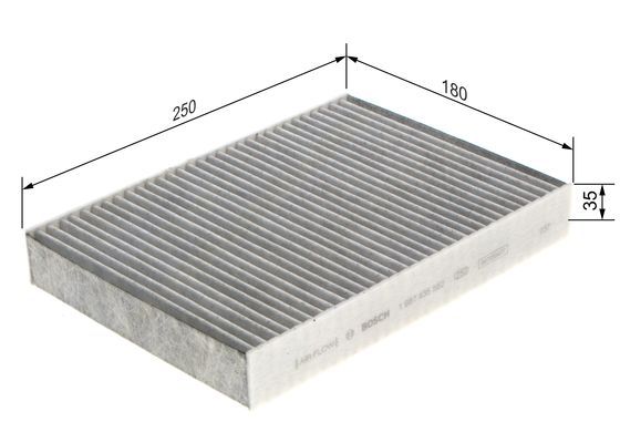BOSCH 1 987 435 562 Filter Innenraumluft
