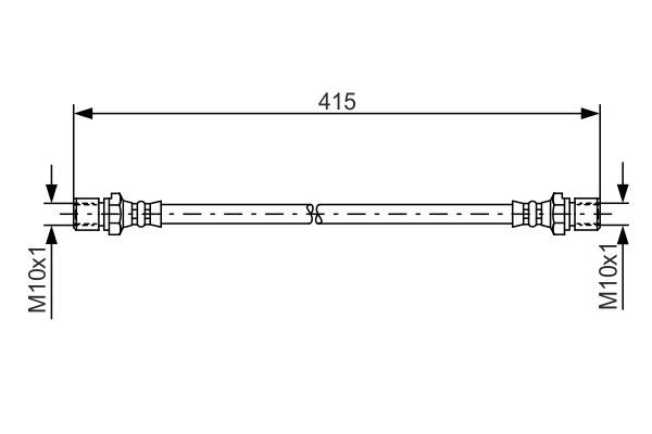 BOSCH 1 987 476 011 Bremsschlauch