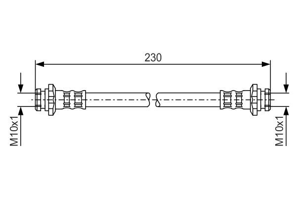 BOSCH 1 987 476 137 Bremsschlauch