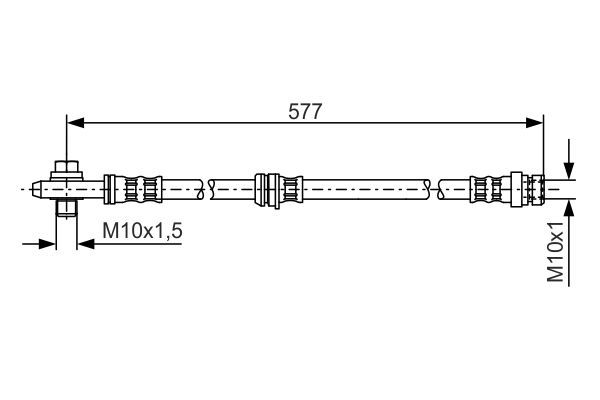 BOSCH 1 987 476 282 Bremsschlauch