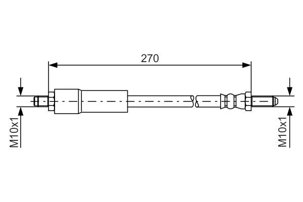 BOSCH 1 987 476 262 Bremsschlauch