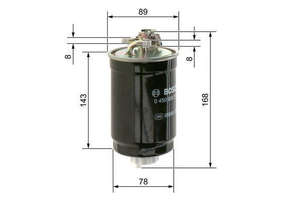 BOSCH 0 450 906 274 Kraftstofffilter