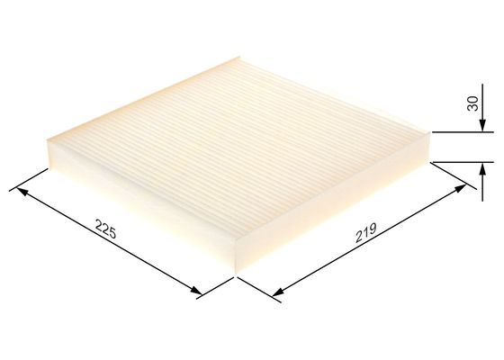 BOSCH 1 987 432 083 Filter Innenraumluft