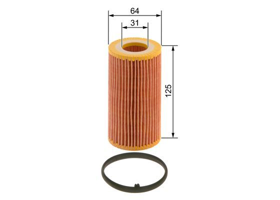 BOSCH 1 457 429 243 Ölfilter P9243 Ø 63mm Höhe 125mm