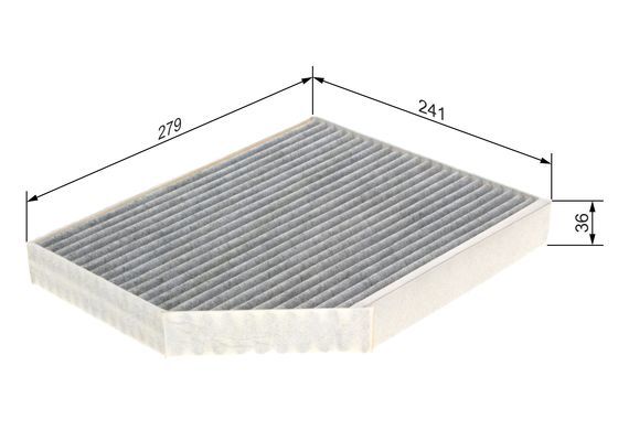 BOSCH 1 987 432 369 Filter Innenraumluft
