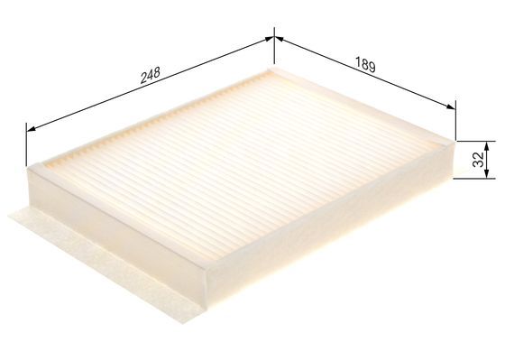 BOSCH 1 987 435 058 Filter Innenraumluft