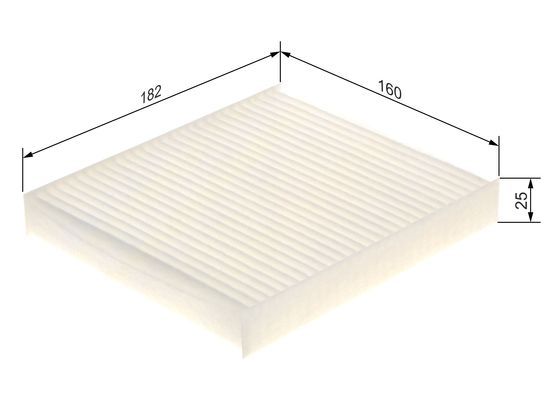 BOSCH 1 987 435 076 Filter Innenraumluft