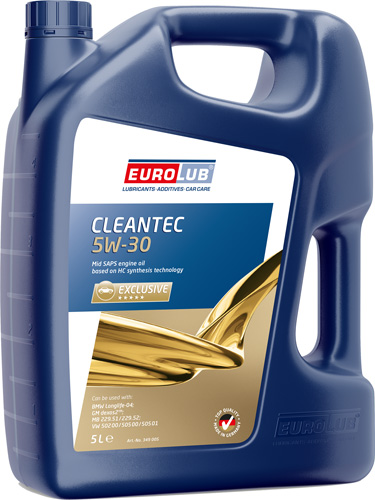 EUROLUB 349005 Motoröl Cleantec 5W-30 5L