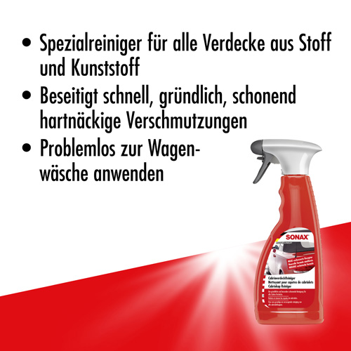 SONAX 03092000 Cabrioverdeckreiniger 500ml