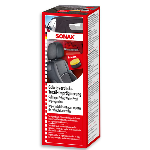 SONAX 03101410 Cabrioverdeck + Textil-Imprägnierung 250ml