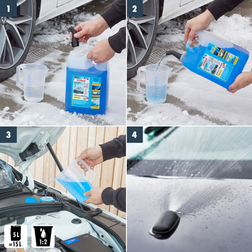 SONAX 03325050 Antifrost + Klarsicht Konzentrat Citrus 5L